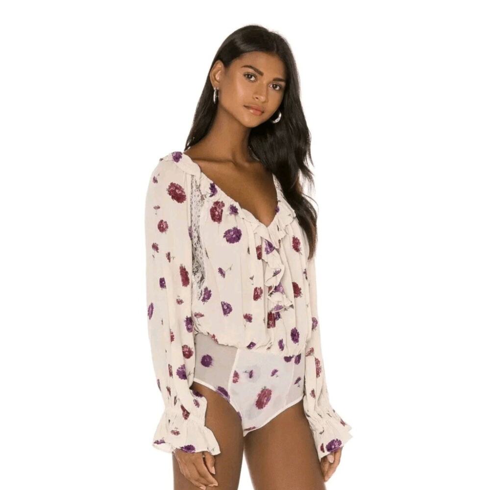 Intimately by Free People Bodysuit Small Lace And Floral
